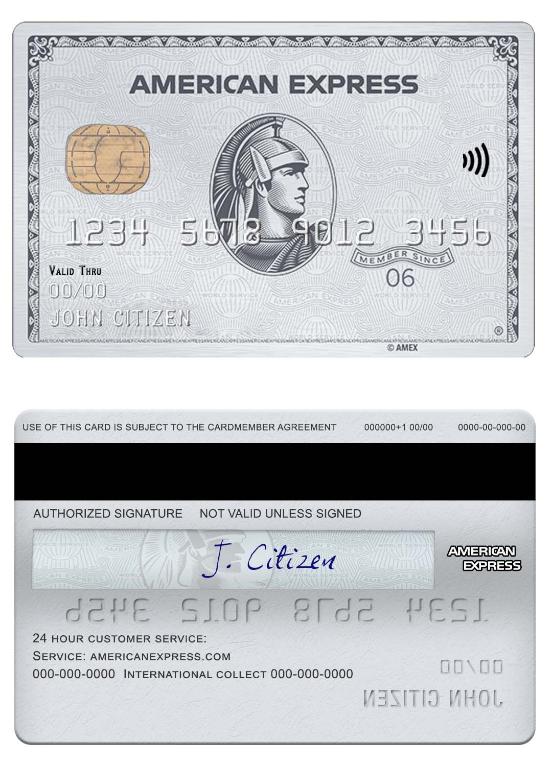 USA NAB bank amex platinum card